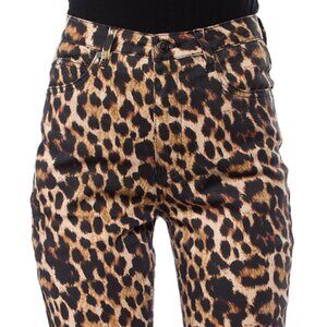 Leopard Print Skinny Jeans